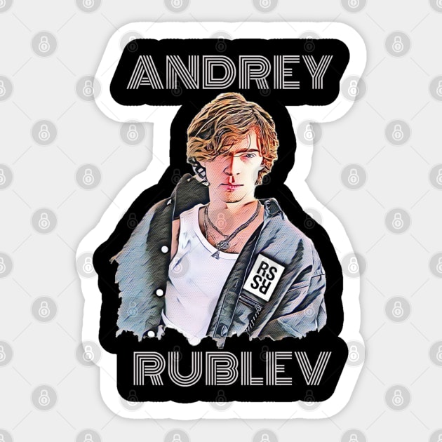 Andrey Rublev Sticker by BorodinaAlen